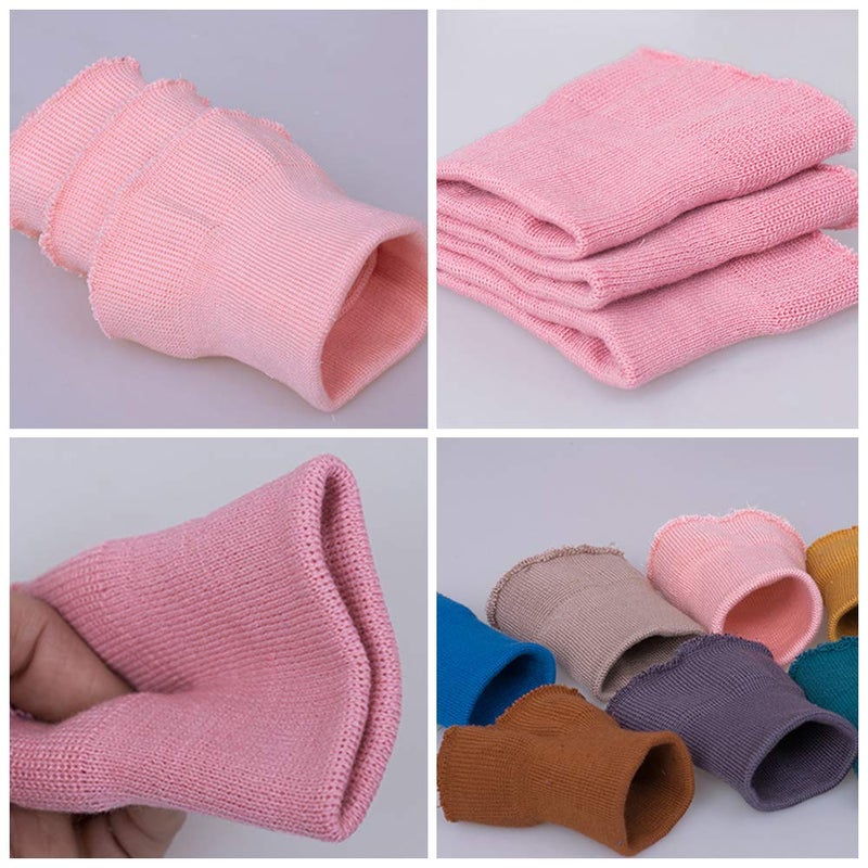 Tong Gu Cotton Stretch Knit Rib Cuff Trim Triming Fabric Sweater Jacket Sewing DIY (1 Pair, Black) - Image 5